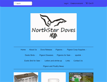 Tablet Screenshot of northstardoves.com